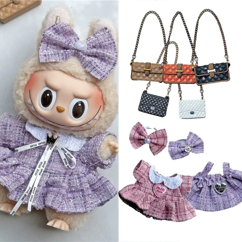 Baby Clothing Accessories - 15 17 centimetri Per Labubu Bambola