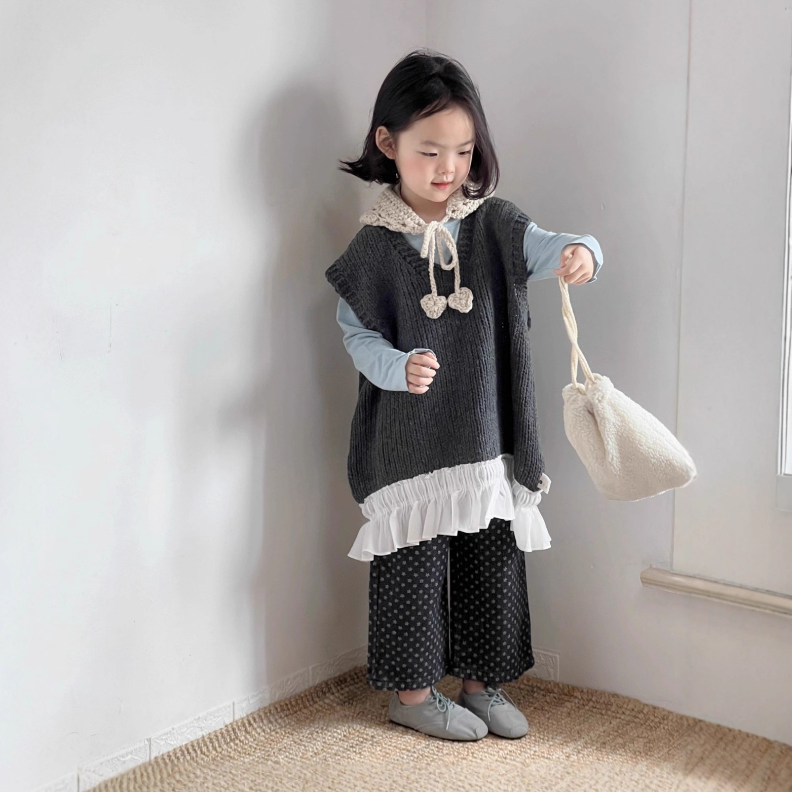 Baby X Clothing - Gilet per ragazza 2025 Autunno Nuovi