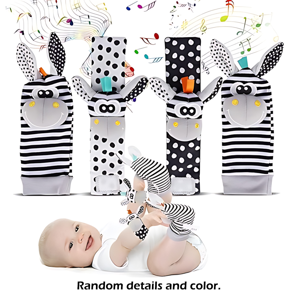 Toddler Sock Set - 4 pz/set Del Bambino Infantile Polso