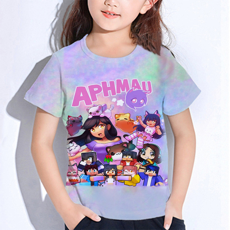 Baby Clothing For Sale - Aphmau Meows Cat magliette Cartoon Baby