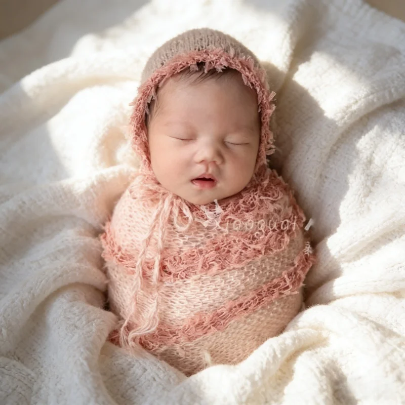 Baby Clothing Yarn - Accessori per Fotografia Neonati, Copricapo in
