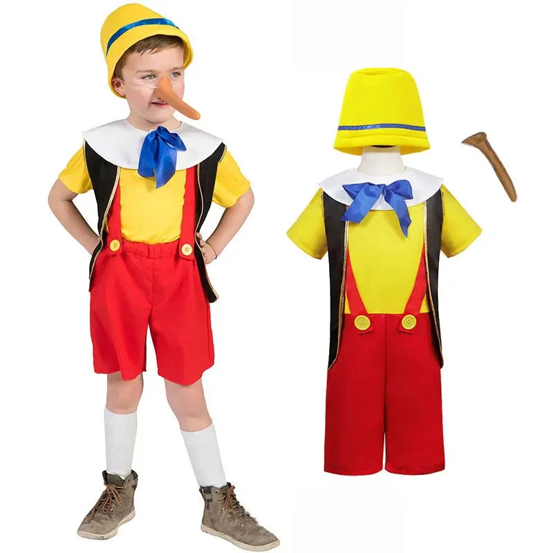 Toddler Legging Set - ABC1232025 Nuovo Costume da Pinocchio per