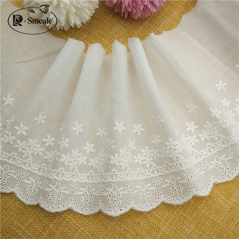 Baby Clothing Embroidery - Pizzo ricamato in cotone fatto a