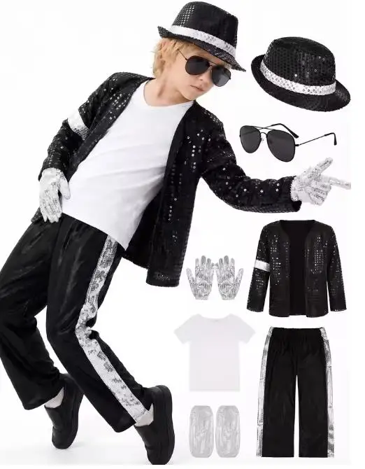 Toddler Legging Set - Costume da Michael Jackson per Bambini,