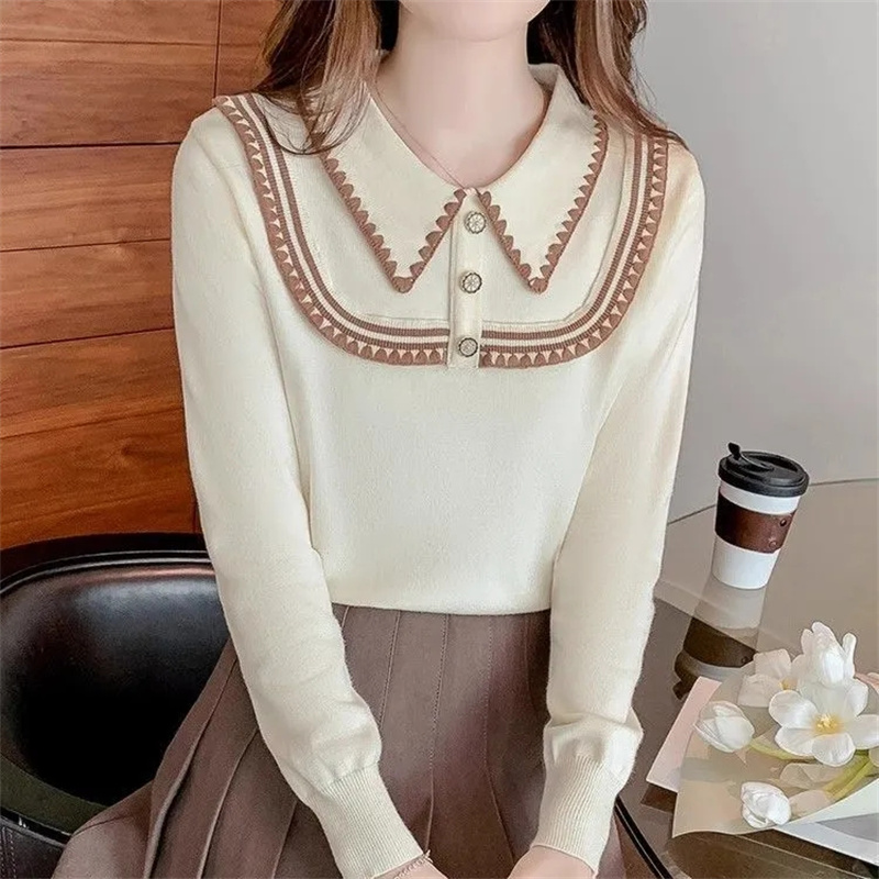Baby Clothing Yarn - Maglione da Donna Lavorato a Maglia