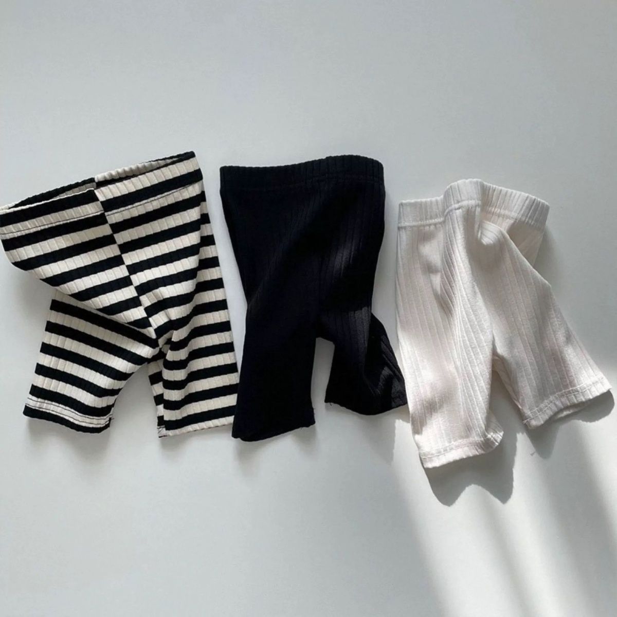 Toddler Legging Set - BELLBELL Pantaloncini estivi a righe per