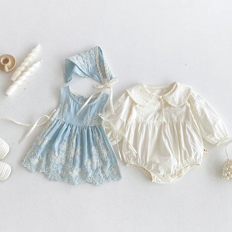 Baby Clothing Embroidery - 2025 Nuovo Autunno Neonate Tute +