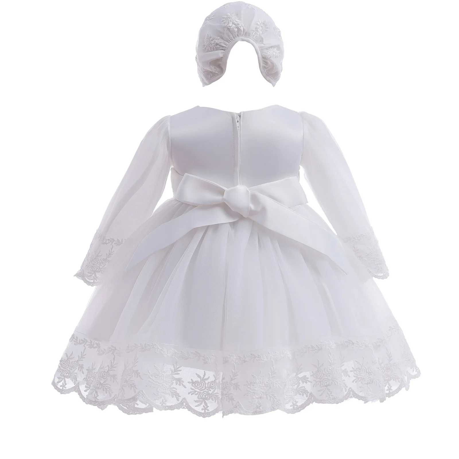 Abito da bambina bianco con ri - Baby Clothing Yarn recensione e prezzo