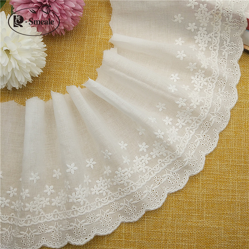 Pizzo ricamato in cotone fatto - Baby Clothing Embroidery recensione e prezzo