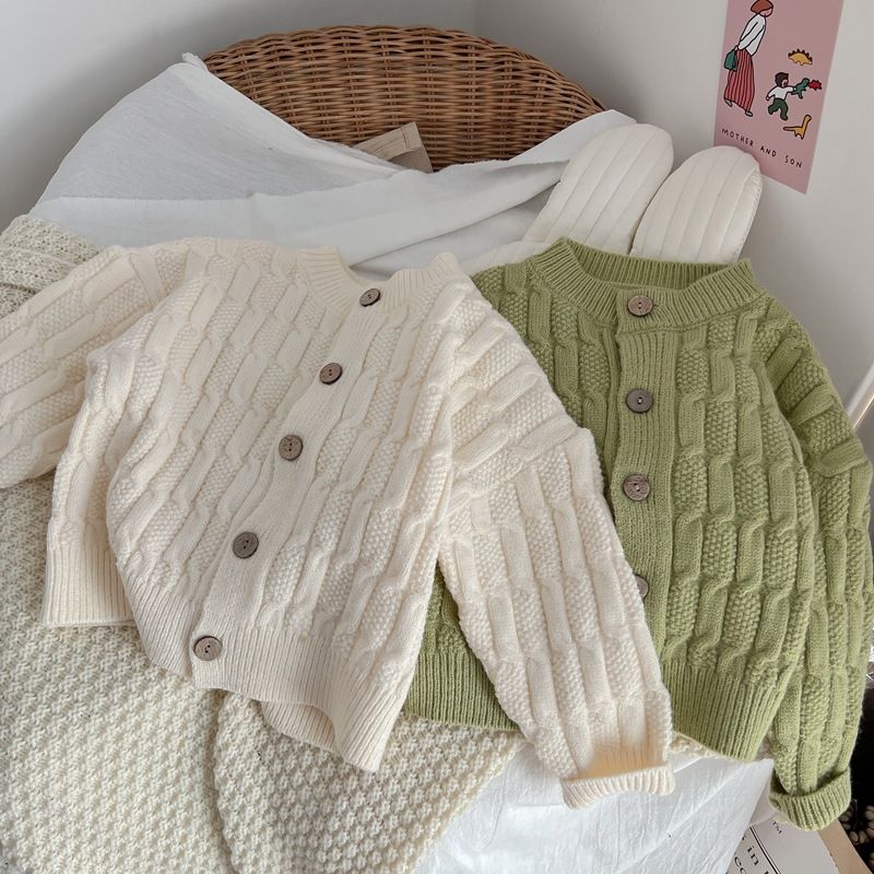 Nuova Giacca in Maglia per Bam - Knit Cardigan Infant recensione e prezzo
