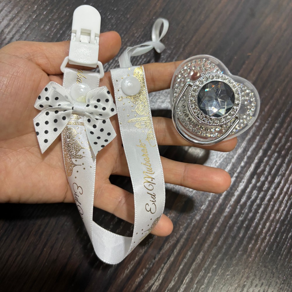 Ciuccio e Portaciuccio Dorati  - Newborn Gift Set recensione e prezzo