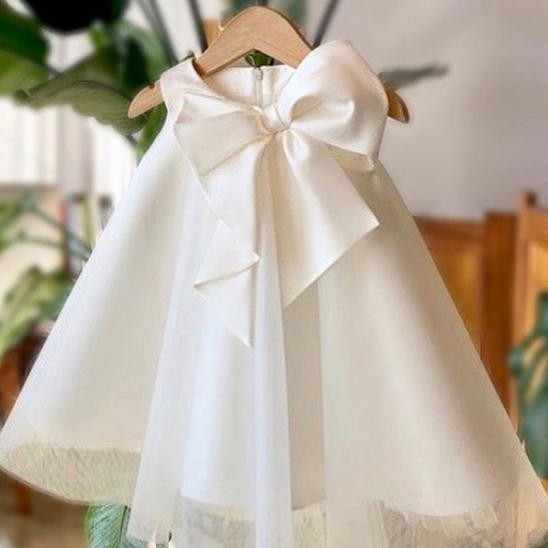 Summer Big Bow Baby Girl Dress - Baby Clothing For Summer recensione e prezzo