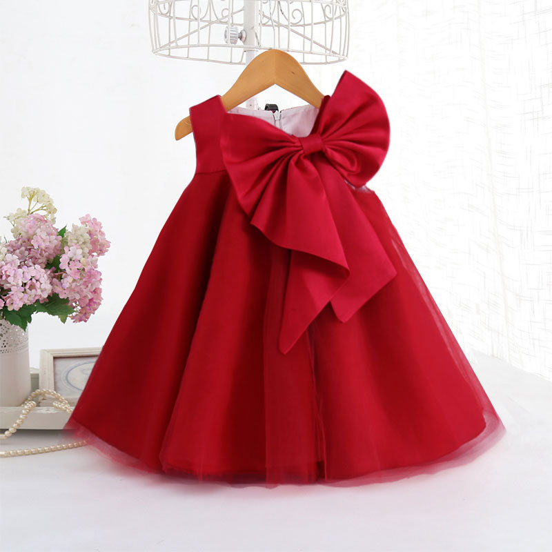 Summer Big Bow Baby Girl Dress - Baby Clothing For Summer recensione e prezzo