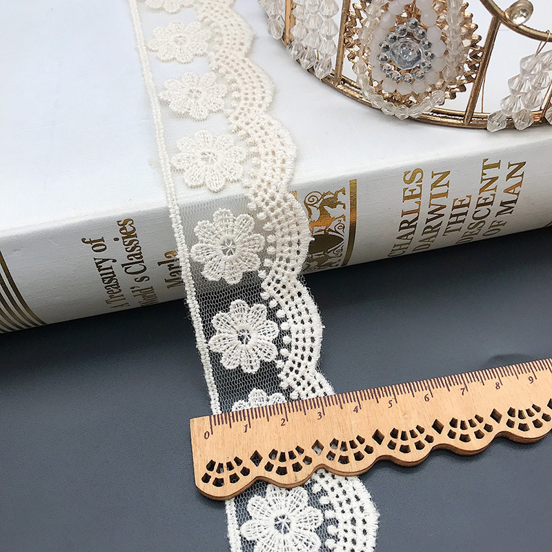 3 metri/lotto ricamo bianco be - Baby Clothing Embroidery recensione e prezzo